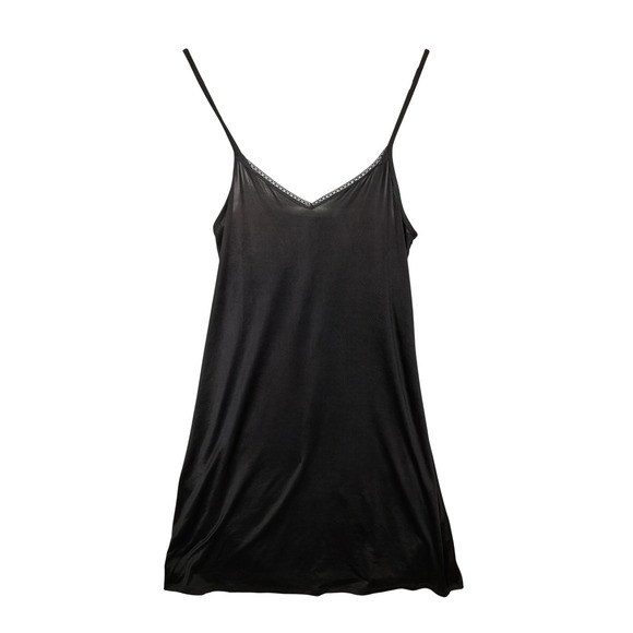 Jones New York Other - JONES NEW YORK Black Lace Trim Slip Dress Camisole Lingerie Small